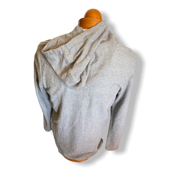 Pac Sun PacSun Mens Hoodie Size Medium Gray Textured Nubby Long Sleeves - Picture 2 of 5